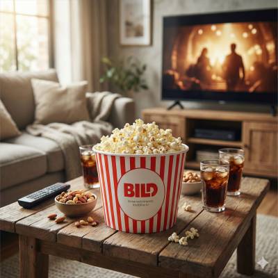 BALDE DE PIPOCA 1 LITRO IN MOLD LABEL