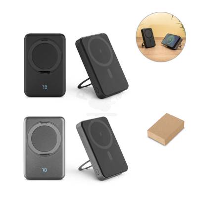 Bateria portátil com carregamento por indução 10.000 mAh Personalizável