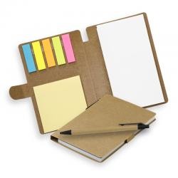 Bloco de Anotações Ecológico com Autocolantes Personalizado