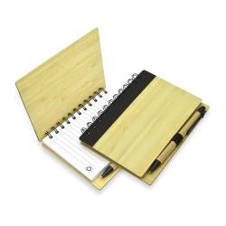 Bloco de Anotações em Bambu Promocional
