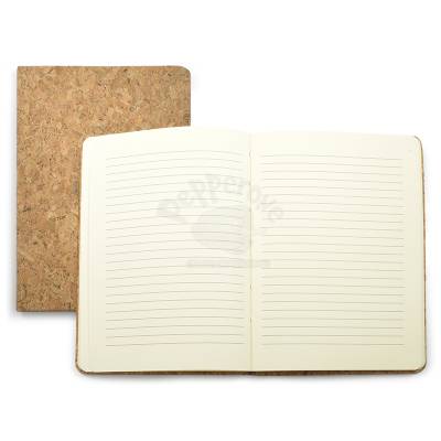 Bloco de Anotações em Cortiça 12,5x18 cm com Pauta Personalizado