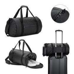 Bolsa Esportiva Cilíndrica 32L de Poliéster Reciclado Personalizada