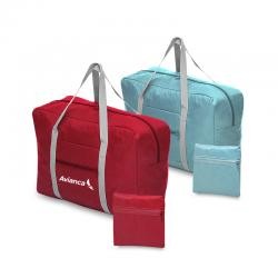 Bolsa Mala de Viagem Dobrável em Poliéster com Alças de Nylon Personalizada