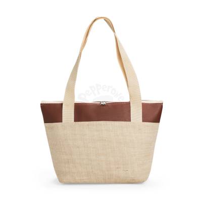 Bolsa Térmica de Juta 12 Litros com Revestimento Térmico Personalizada