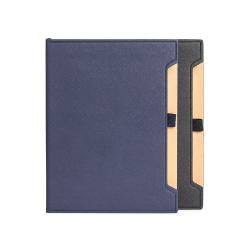 Caderneta de Couro Sintético com Pauta Personalizada