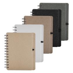 Caderneta Kraft B6 com Porta Caneta e Pauta Personalizada