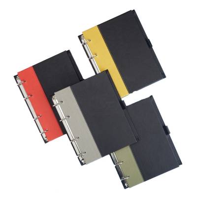 Caderno Fichário de Couro Sintético para Brindes Promocionais