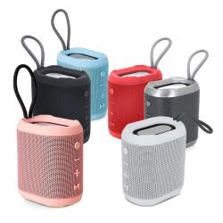 Caixa de Som Bluetooth 10,2 cm com Alça de Nylon Personalizada