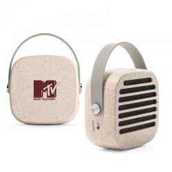 Caixa de Som Bluetooth 3W com Alça de Silicone Personalizada