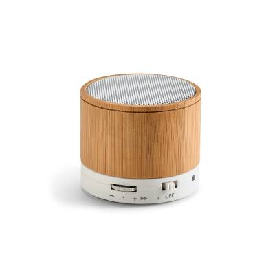 Caixa de Som Bluetooth com Acabamento em Madeira Personalizada