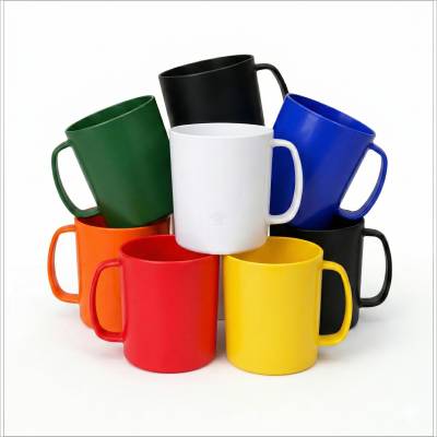 Caneca de Chá 440ml de Polipropileno com Alça Ergonômica Personalizada