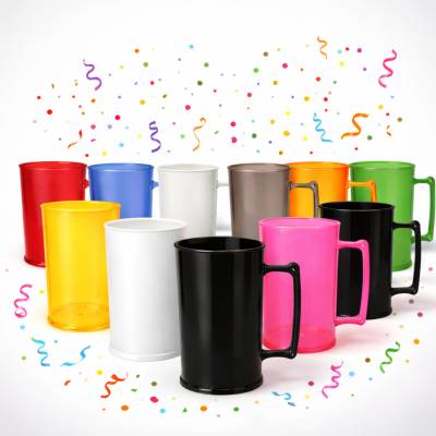 Caneca de Chopp 450ml de Poliestireno Personalizada