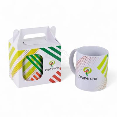 Caneca de Porcelana 325ml com Embalagem Personalizada