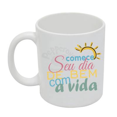 Caneca de Porcelana 325ml Personalizada
