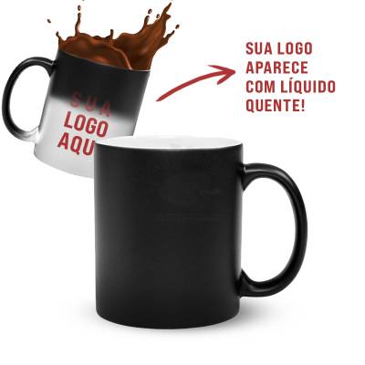 Caneca Mágica de Porcelana 325ml Personalizada