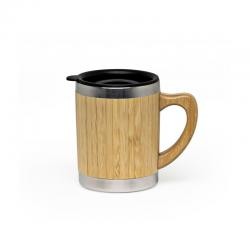 Caneca Térmica de Bambu 300ml Personalizada