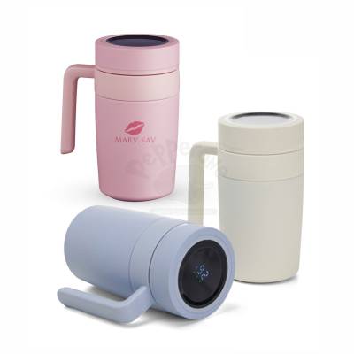 Caneca Térmica de Inox 500ml com Display LED e Infusor Personalizada