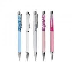 Caneta de Metal com Detalhe Brilhante Personalizada