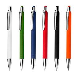 Caneta Esferográfica em Alumínio Reciclável Touch Personalizável