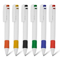 Caneta Esferográfica Plástica com Acionamento por Clique Personalizada