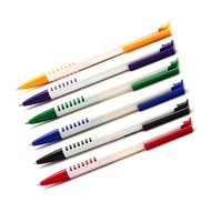 Caneta Plástica com Click Personalizada
