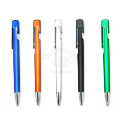Caneta Plástica com Clique Personalizada