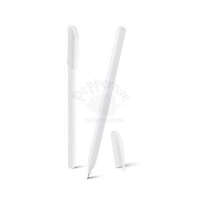 Caneta Plástica com Tampa e Clip 15,2 cm Personalizada