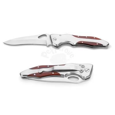 Canivete de Metal com Cabo de Madeira 11,5 cm Personalizado