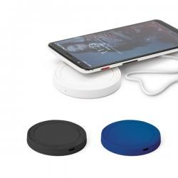 Carregador Wireless 10W em ABS com Silicone Personalizado