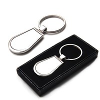Chaveiro de Metal 8x3 Cm Com Acabamento Prateado Personalizado