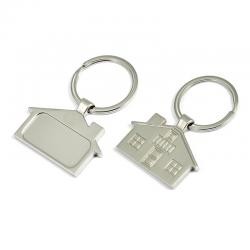 Chaveiro de Metal Casinha Personalizado