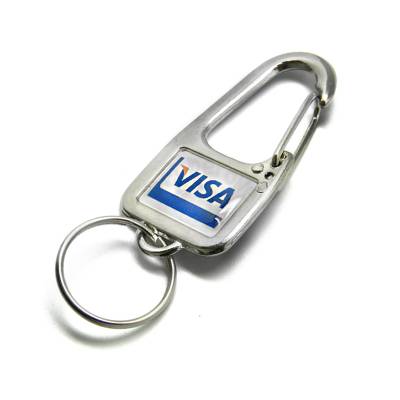 Chaveiro Mosquetão com Etiqueta Resinada Personalizado