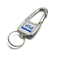 Chaveiro Mosquetão com Etiqueta Resinada Personalizado