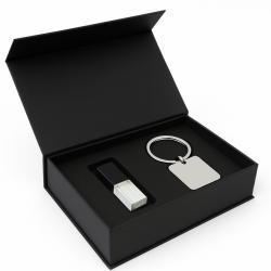 Conjunto com Pen drive e Chaveiro