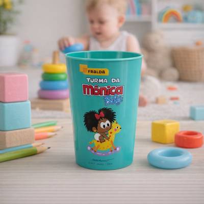 Copo de Plástico 350ml com Personalização 360° Personalizado