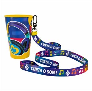 Copo Plástico 550ml com Alça Personalizado