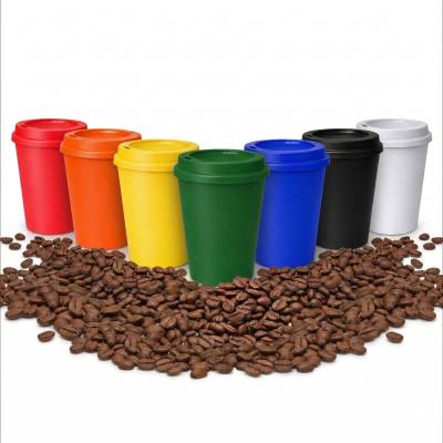 Copo Plástico com Tampa 350ml Personalizado