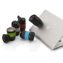 Copo Térmico de Inox 260ml com Tampa e Pegador de Silicone Personalizado
