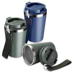 Copo Térmico de Inox 304 com Alça de Tecido 350 ml Personalizado