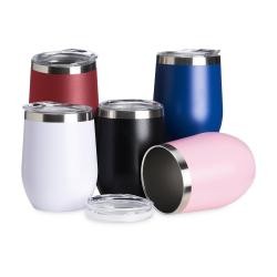 Copo Térmico de Inox 320ml com Tampa Plástica Personalizado