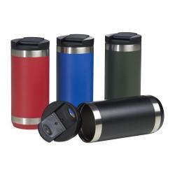 Copo Térmico de Inox 350ml com Tampa e Trava de Segurança Personalizado