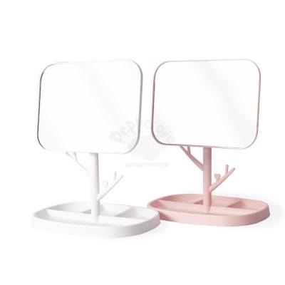 Espelho de Mesa com Organizador 30 cm Personalizado