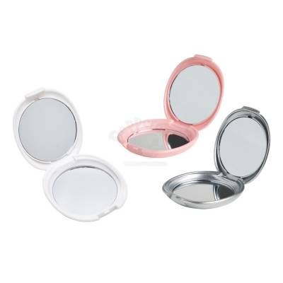 Espelho Plástico Duplo s/ Aumento para Brindes