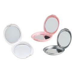 Espelho Plástico Duplo S/ Aumento Para Brindes