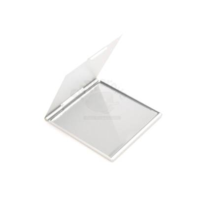 Espelho Portátil Quadrado de Metal 6,5 cm Personalizado