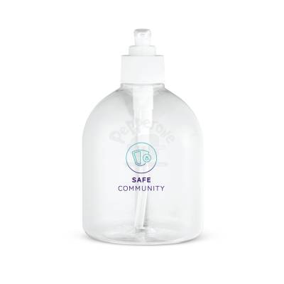 Frasco Plástico 500ml com Pump e Trava de Segurança Personalizado