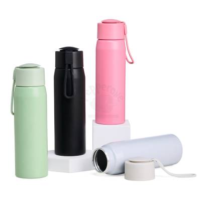 Garrafa de Alumínio 600ml com Alça Personalizada