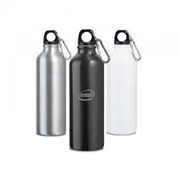 Garrafa de Alumínio 750ml com Mosquetão Personalizada