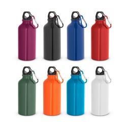 Garrafa Esportiva de Alumínio 400 ml com Mosquetão Personalizada
