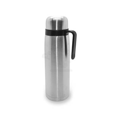 Garrafa Térmica de Aço Inox 1L com Alça Lateral e Tampa com Bico Dosador Personalizada